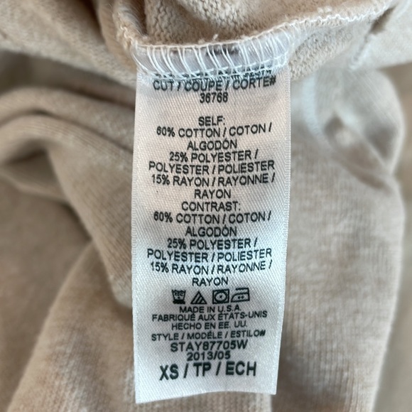 Splendid beige Scoop neck Sweater Sz XS - Picture 8 of 8